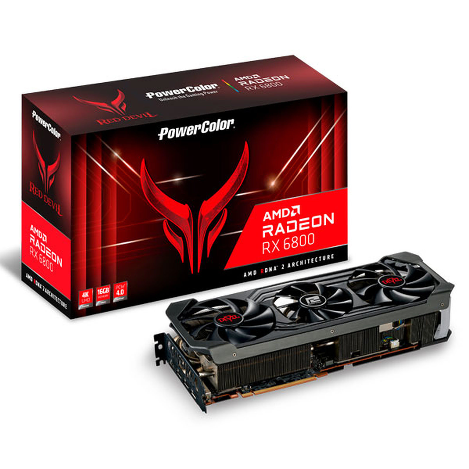 PowerColor RX 6800 Red Dragon  - Carte graphique PowerColor - 0