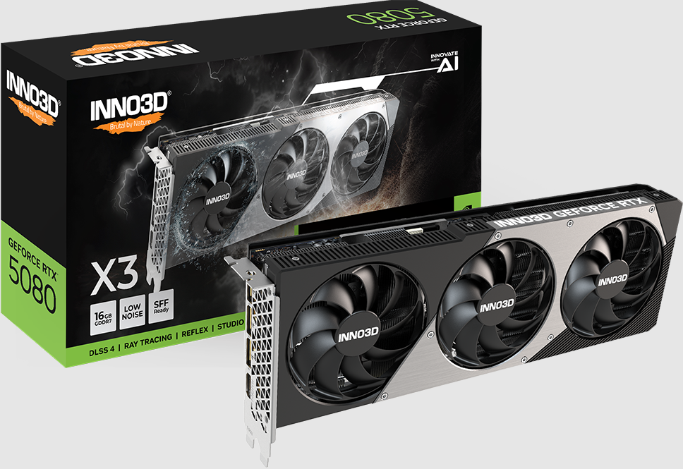Inno3D GeForce RTX 5080 X3 16GB  - Carte graphique Inno3D - 0