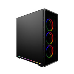 M.RED BLACK DESTROYER Glass-P - ARGB - MT/ATX