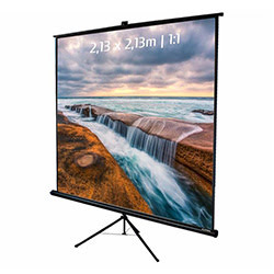 image produit Kimex International Ecran de projection trépied 213 x 213cm 1:1 Cybertek