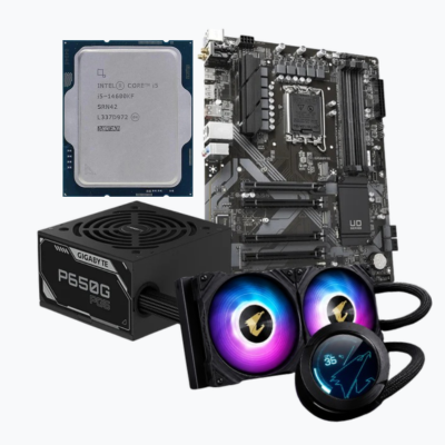 B760 DS3H AX + i5-14600KF + WaterForce X 240 + P65 - Cybertek.fr - 0