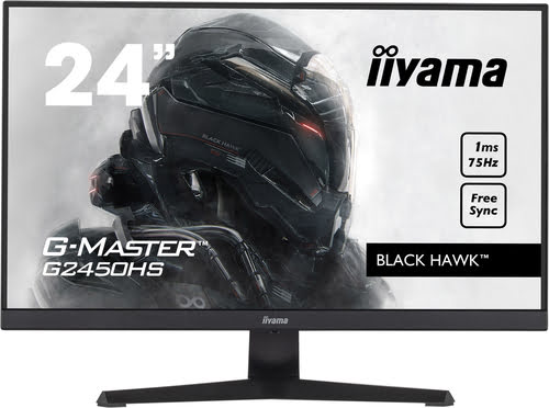 Iiyama 24"  G2450HS-B1 - Ecran PC Iiyama - Cybertek.fr - 0