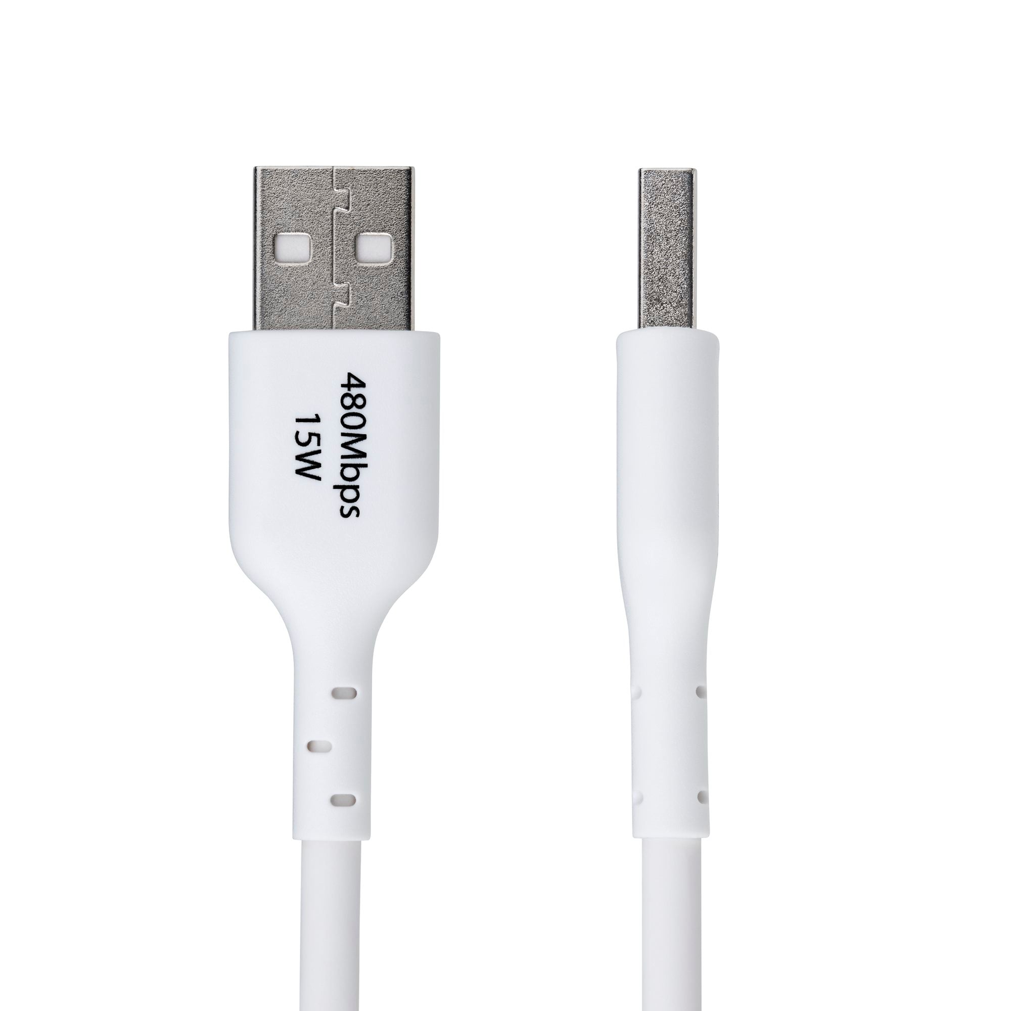 Câble USB-A vers USB-C mâle/mâle - 3m - Blanc - Connectique PC - 1