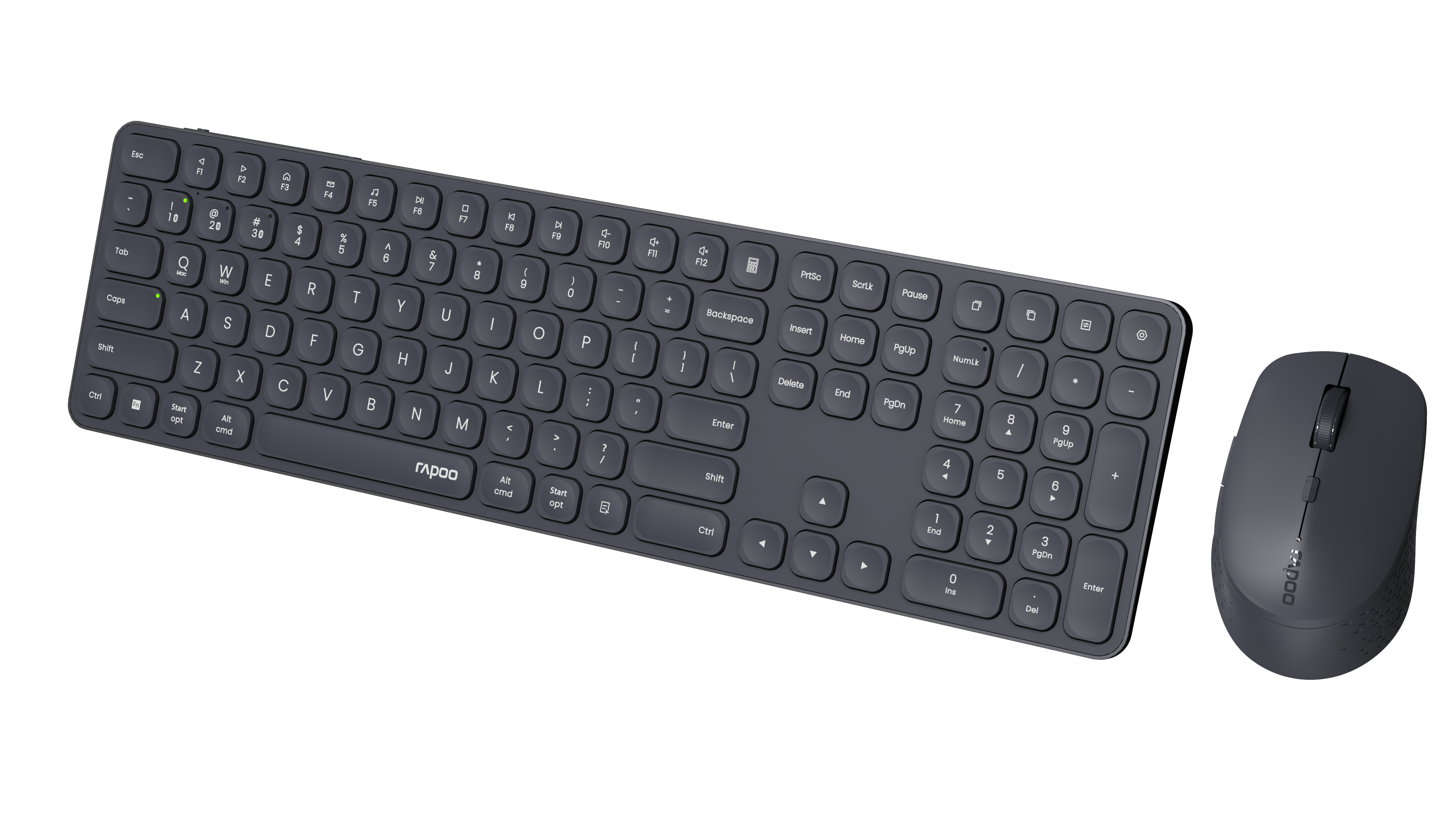 Rapoo 9810M - Pack Clavier/Souris - Cybertek.fr - 3