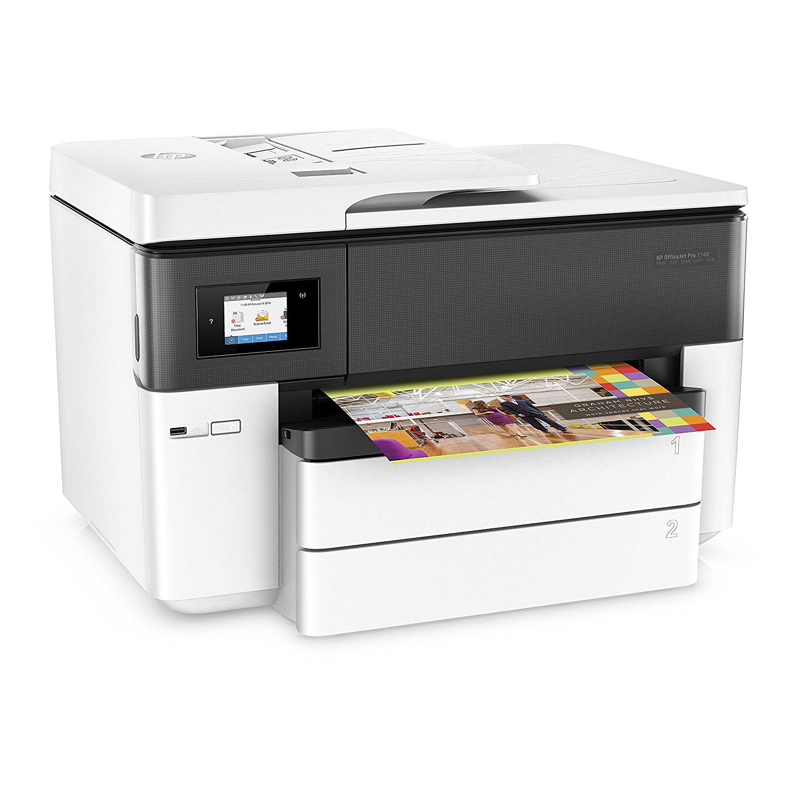 Imprimante multifonction HP OfficeJet Pro 7740 - Cybertek.fr - 0