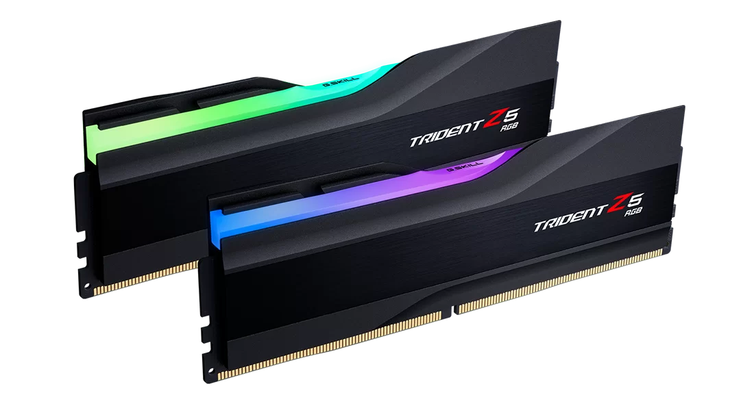 G.Skill Trident Z5 RGB - 2x32Go DDR5 6000Mhz - Mémoire PC G.Skill sur Cybertek.fr - 2