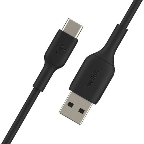 USB-A to USB-C Cable 1M Black# - Connectique PC - Cybertek.fr - 1