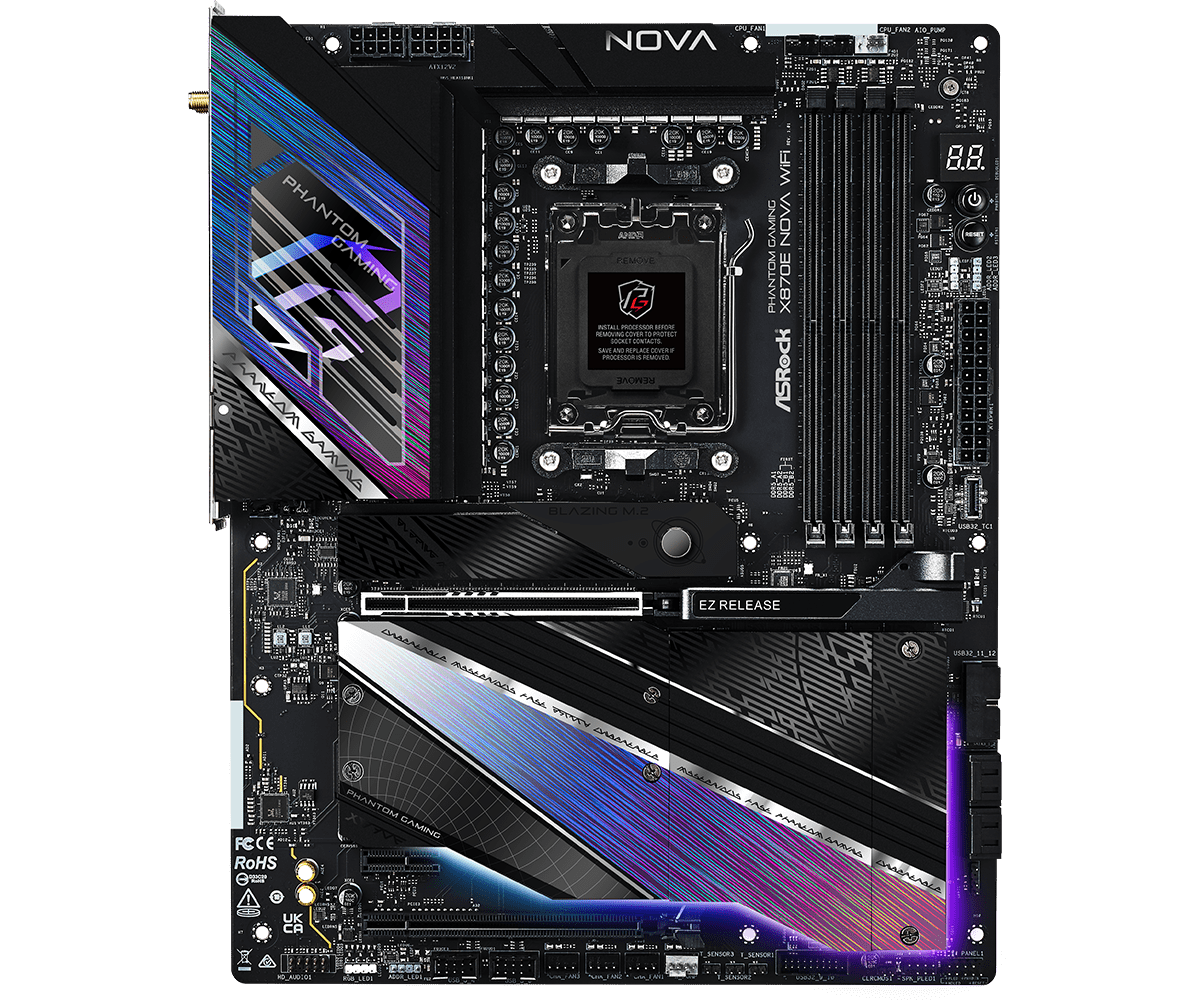 ASRock X870E NOVA WIFI ATX  - Carte mère ASRock - Cybertek.fr - 1