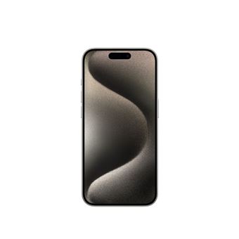 Apple iPhone 15 Pro 1To - Titane Naturel - Téléphonie Apple - 1