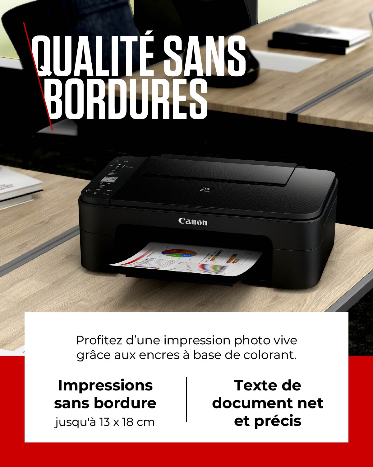 Imprimante multifonction Canon PIXMA TS3350# - Cybertek.fr - 2