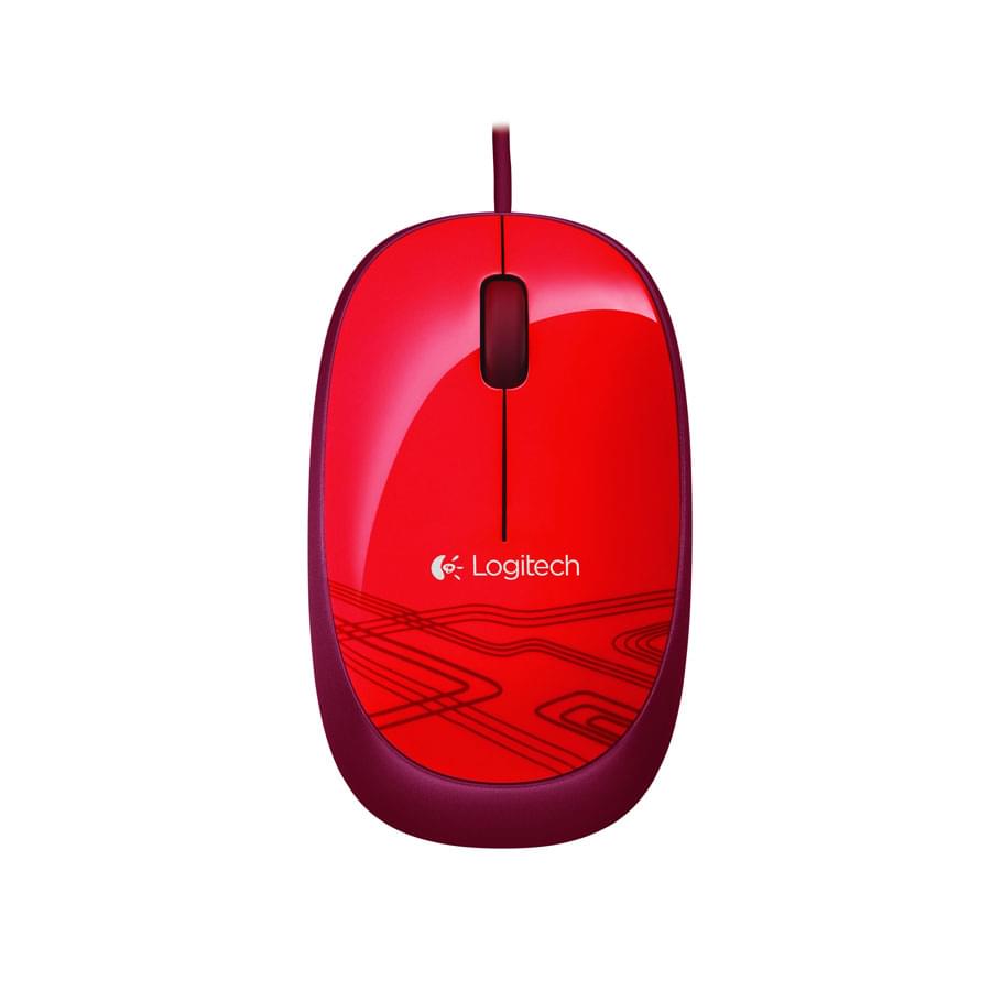 Logitech Mouse M105 Red - Souris PC Logitech - Cybertek.fr - 0