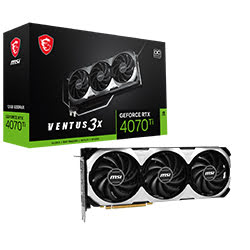 image produit MSI GeForce RTX 4070 Ti VENTUS 3X 12G OC - DLSS 3-Seconde Vie-Bon Etat Cybertek