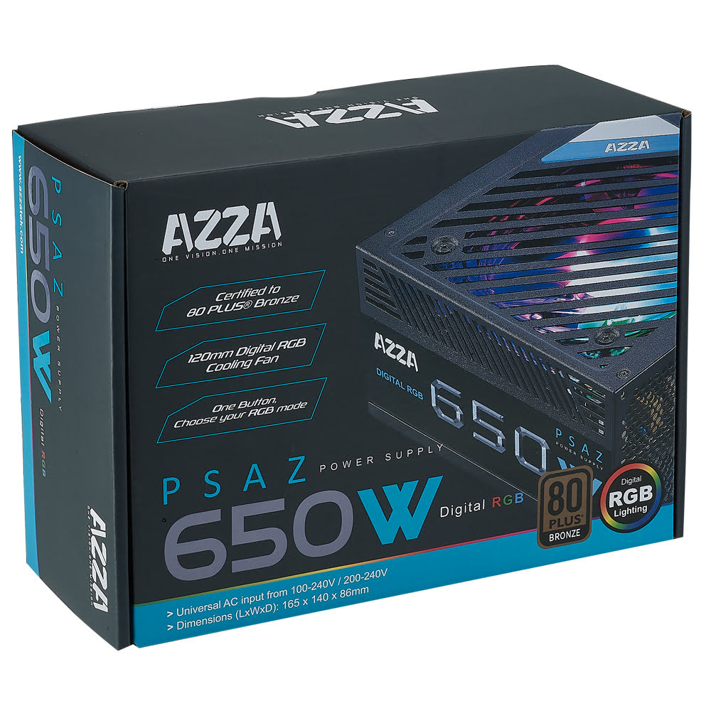 Azza 80+ Bronze (650W) - Alimentation Azza - Cybertek.fr - 2