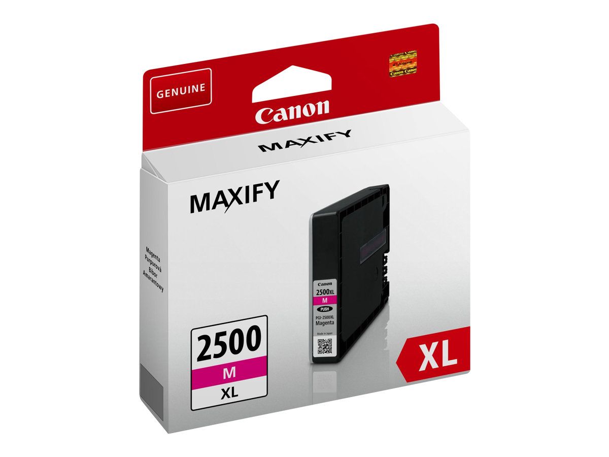 Cartouche PGI-2500XLM Magenta pour imprimante Jet d'encre Compatible Canon - 0