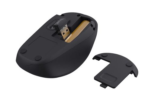 Trust Souris sans fil Souris ergonomique sans fil rechargeable pas