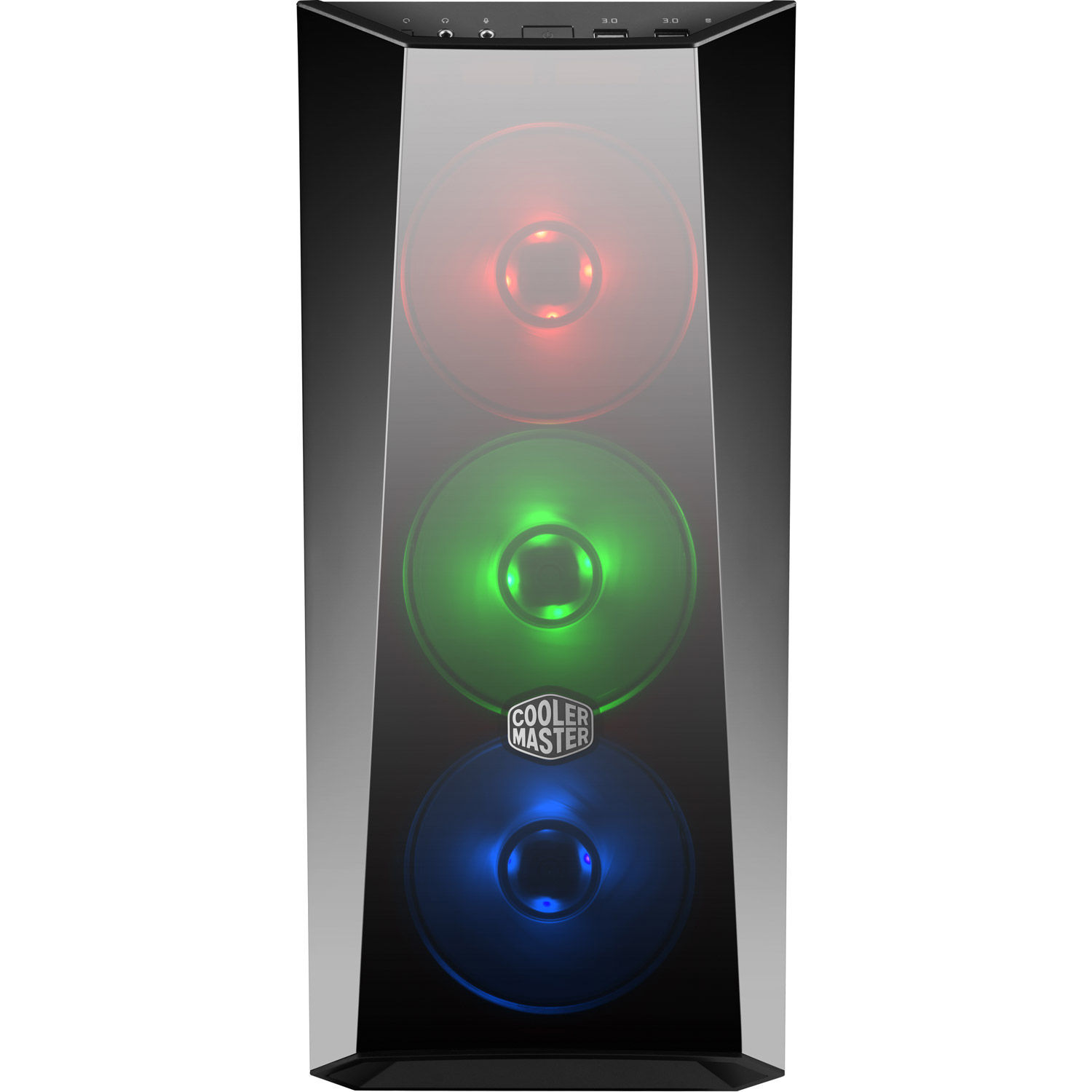 Cooler Master MasterBox Lite 5 RGB+Alim 550W+WC AIO 120mm Noir - Boîtier PC - 3