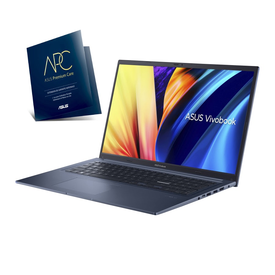 image produit Asus VivoBook 17 P1702ZA-AU184X Bleu + Garantie ASUSCARE 1 an soit 3 ans enlèvement Cybertek