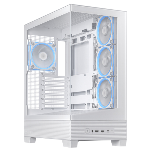 Asus Prime A31 PLUS TG ARGB Blanc Blanc - Boîtier PC Asus - 1