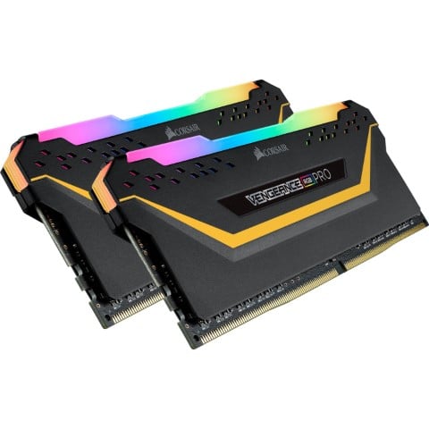 Corsair Vengeance RGB Pro (2x8Go DDR4 3200 PC25600) Noir - Mémoire PC Corsair sur Cybertek.fr - 1