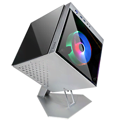 image produit Azza Cube mini 805G silver - mT/Sans Alim/ITX Cybertek