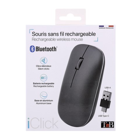 T'nB iClick Triple connect - Souris PC T'nB - Cybertek.fr - 2