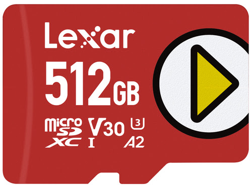 Lexar Play - Micro SD 512Go V30 - Carte mémoire Lexar - 1