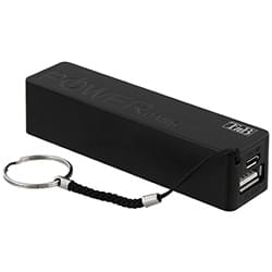 image produit T'nB  Porte clé 2000mA noir Cybertek