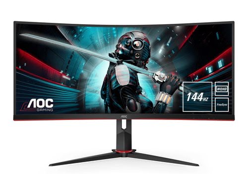 AOC 34"  CU34G2X/BK - Ecran PC AOC - Cybertek.fr - 0