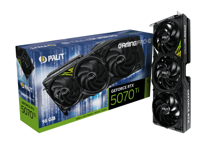 Palit GeForce RTX 5070Ti 16Go Gaming Pro-S - Carte graphique - 0
