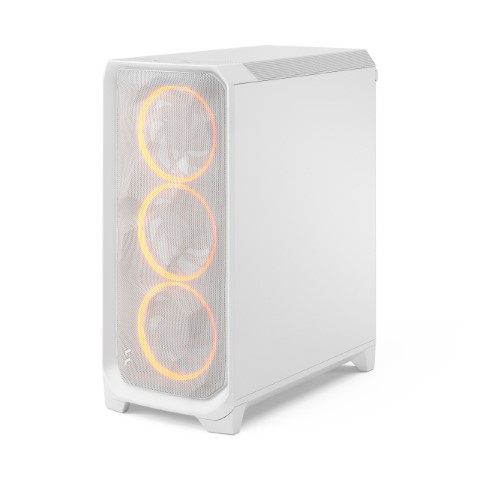 Fractal Design Meshify 3 RGB TG Clear Blanc Blanc - Boîtier PC - 6