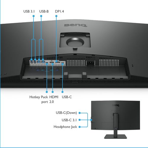 BenQ 32 pouces  PD3205U - Ecran PC BenQ - Cybertek.fr - 3