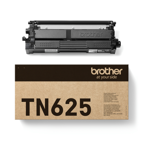 Cartouche toner laser TN625BK - Noir pour imprimante Laser Brother - 1