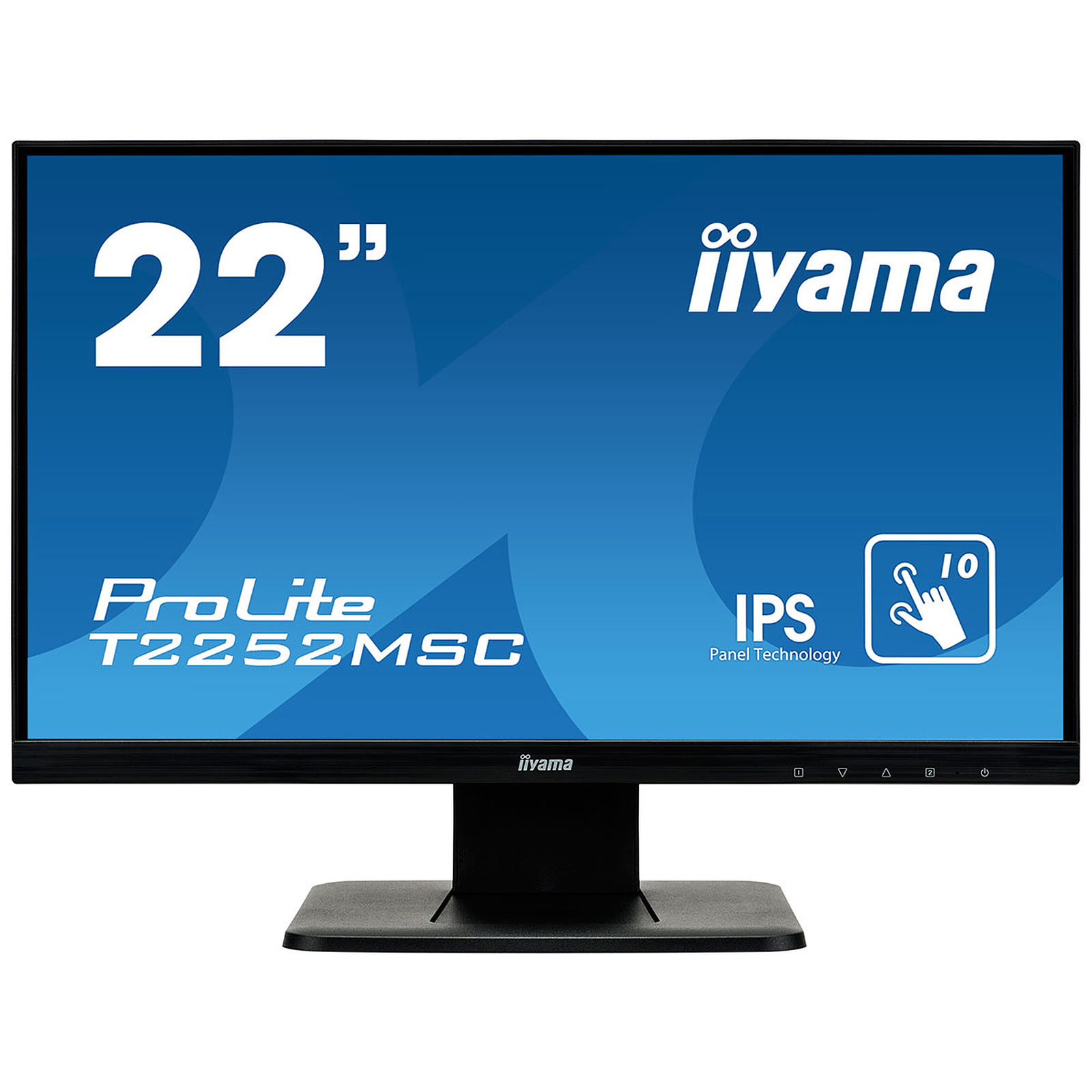 Iiyama 22 pouces  T2252MSC-B1 - Ecran PC Iiyama - Cybertek.fr - 0