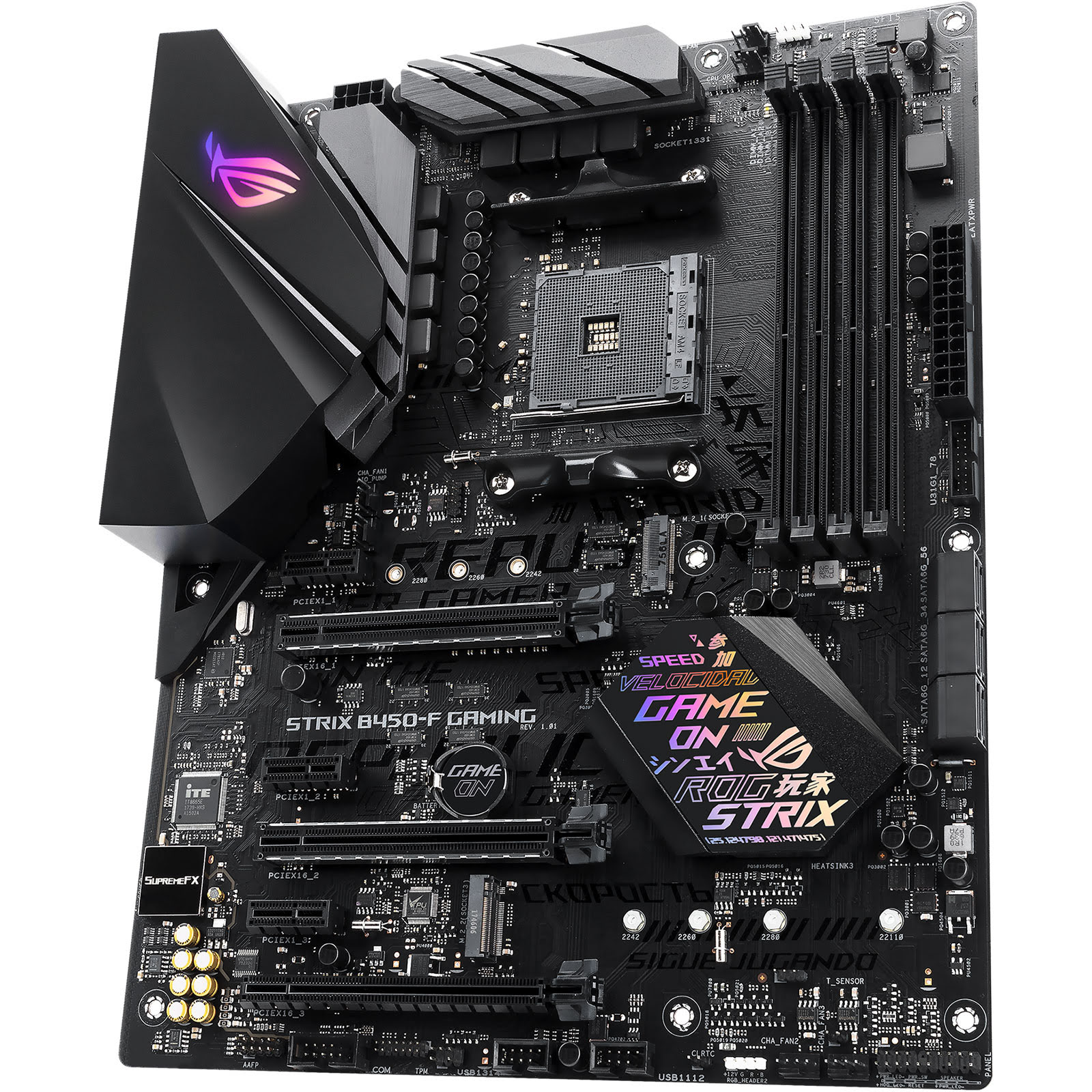 Asus ROG STRIX B450-F GAMING ATX  - Carte mère Asus - Cybertek.fr - 0