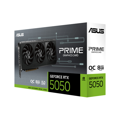 Asus PRIME GeForce RTX 5050 8GB GDDR6 OC Edition - Carte graphique - 10