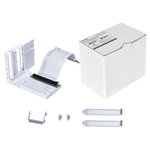 Lian-Li Kit GPU vertical universel - Blanc (VG4-4-V2W) - Achat / Vente Accessoire carte graphique sur Cybertek.fr - 1