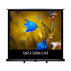 image produit Kimex International Ecran de projection transportable 162 x 122cm 4:3 Cybertek