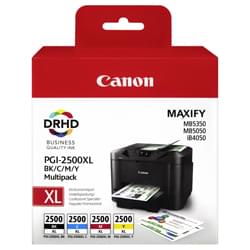 image produit Canon  Pack 4 Cartouches BK,C,M,Y PGI-2500XL Cybertek