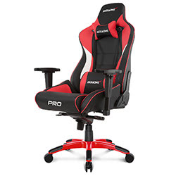 AKRacing Master Pro Rouge - Noir/Rouge/Simili Cuir/4D