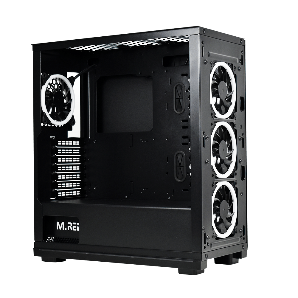 M.RED MR-004 BLACK DESTROYER Rainbow ARGB MT/Sans façade-Seconde Vie-Très Bon Etat Noir - Boîtier PC - 0