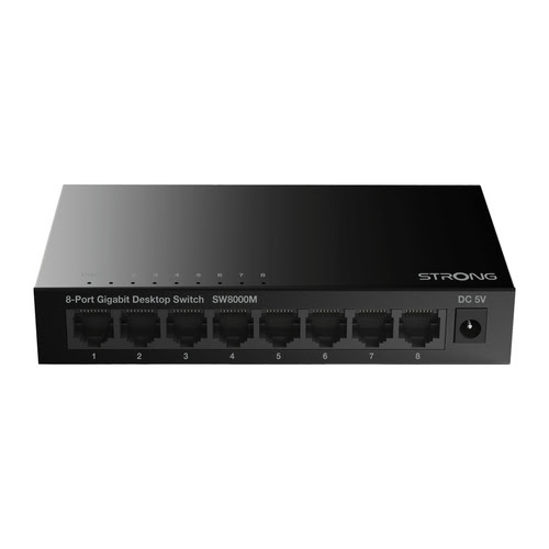 Switch Strong 8 ports 10/100/1000 Metal - SW8000M - Cybertek.fr - 2