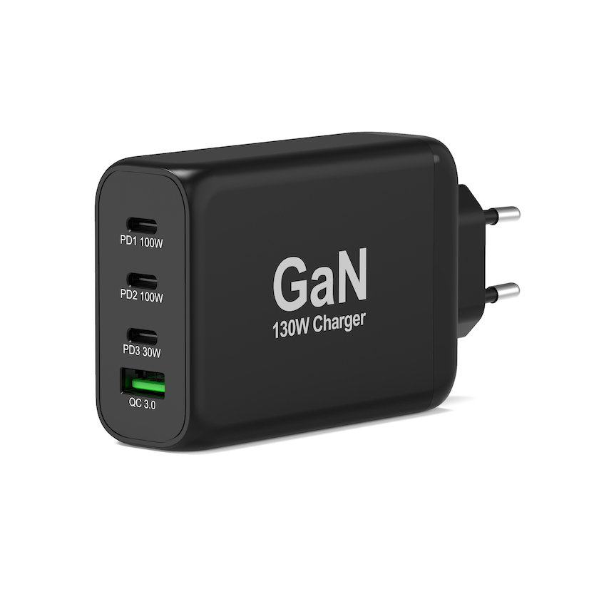 POWER SUPPLY 130 W - TYPE C & A GaN - EU - Port - 0