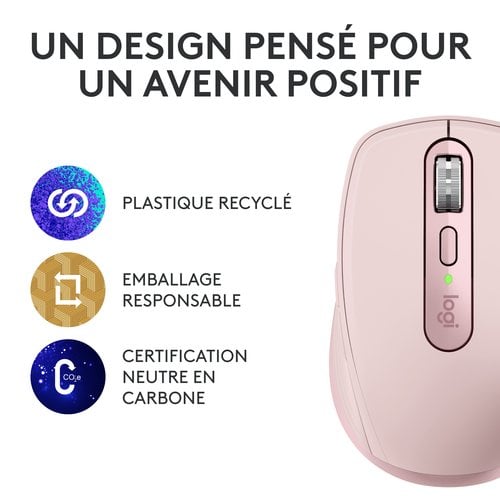 Logitech MX ANYWHERE 3S Rose# - Souris PC Logitech - Cybertek.fr - 15