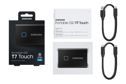 Samsung T7 Touch 1To Black (MU-PC1T0K/WW) - Achat / Vente Disque SSD externe sur Cybertek.fr - 17