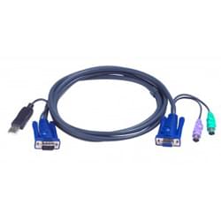 Câble U7 KVM 2L-5502UP 1.80m - Connectique PC - Cybertek.fr - 0