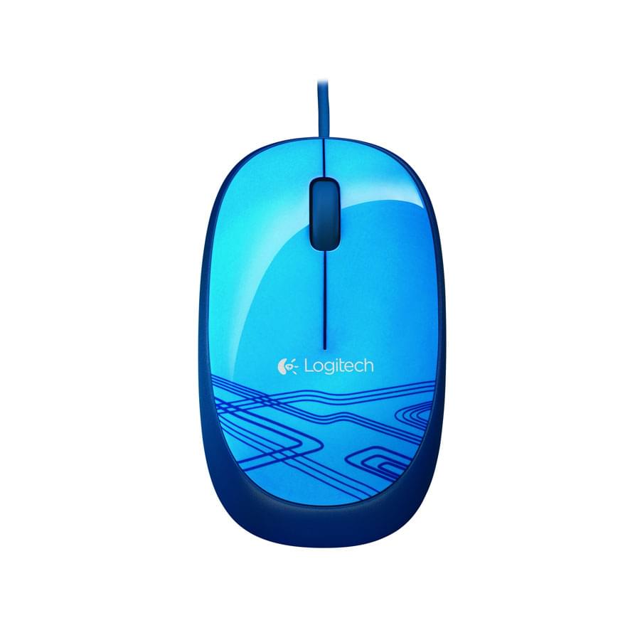 Logitech Mouse M105 Blue - Souris PC Logitech - Cybertek.fr - 0