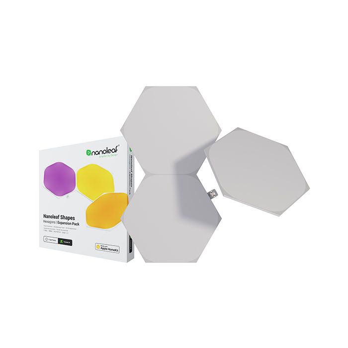 Nanoleaf Shapes Hexagons Pack Expansion - 3 pièces (NL42-0001HX-3PK) - Achat / Vente Objet connecté / Domotique sur Cybertek.fr - 1