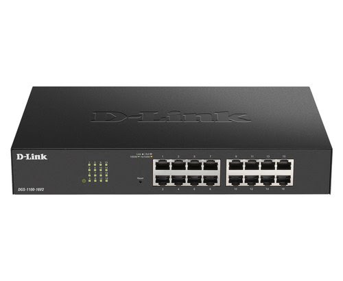 Switch D-Link 16-Port 10/100/1000 DGS 1100-16V2 - Cybertek.fr - 0