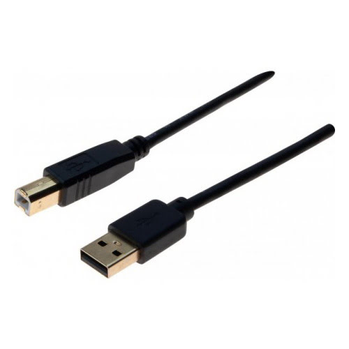 Cable USB Ferrite 2.0 AB M/M 3m Connectique PC Cybertek.fr