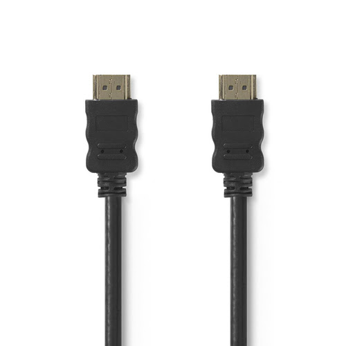 Connectique TV/Hifi/Video Nedis Câble HDMI 1.4 4K Haute vitesse - Noir - 2m Boite